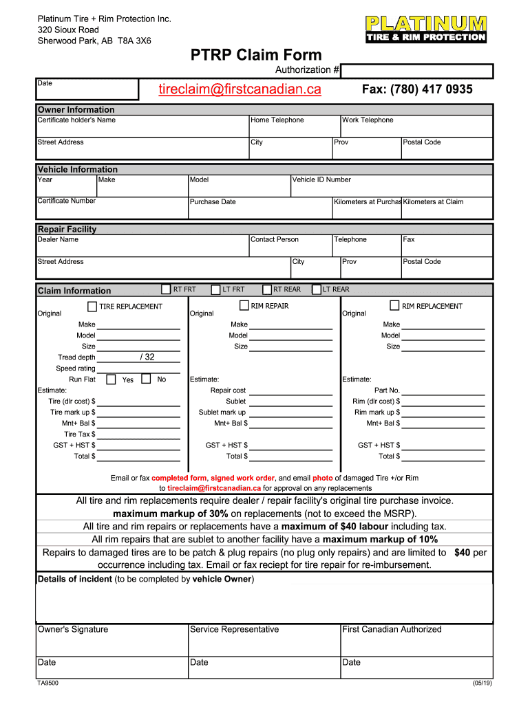 first canadian claim forms Preview on Page 1