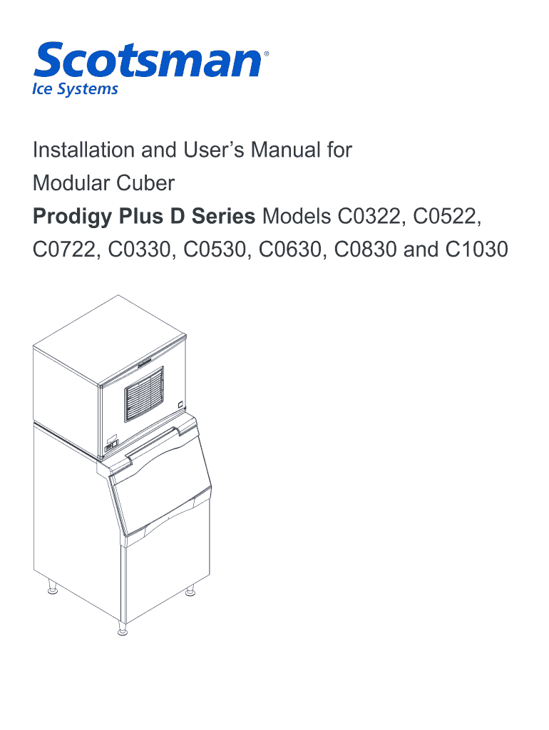 Fillable Online Prodigy Series Modular Cuber Technical Service Manual ... Fax Email Print ...