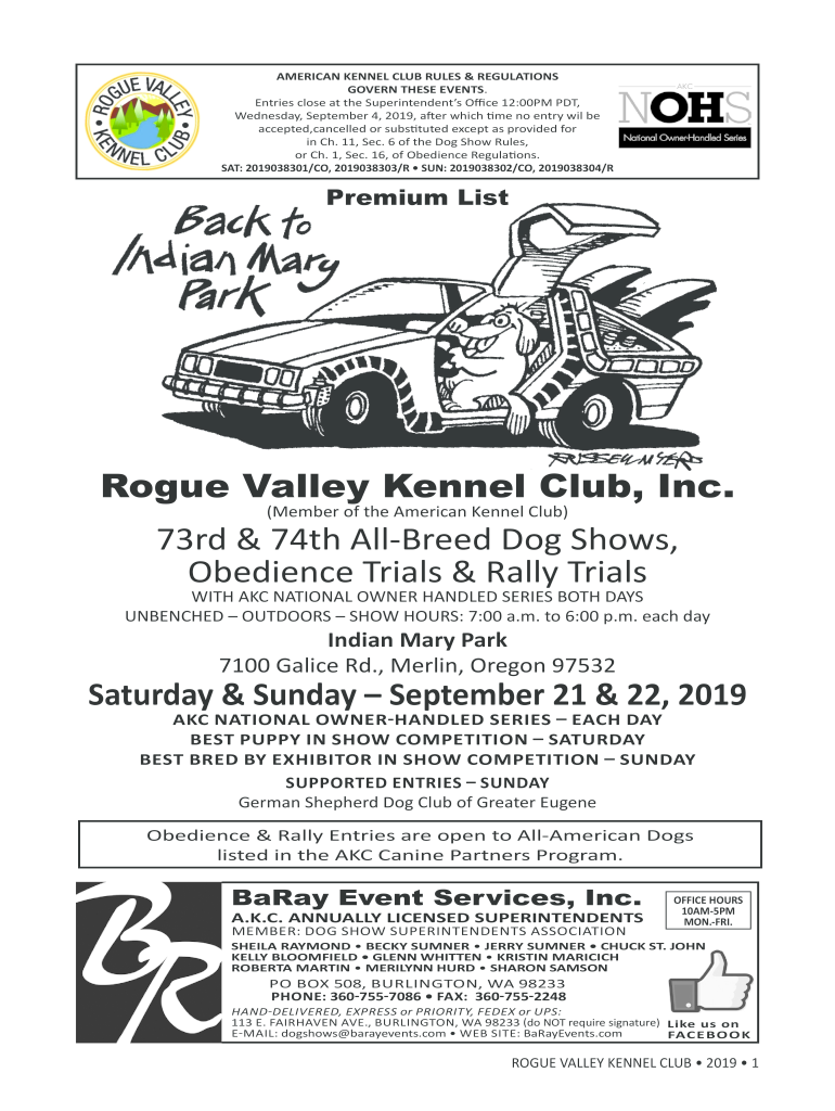 Fillable Online AMERICAN KENNEL CLUB RULES & REGULATIONS Fax Email