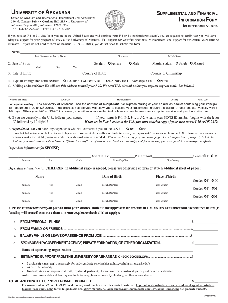 uark supplemental Preview on Page 1