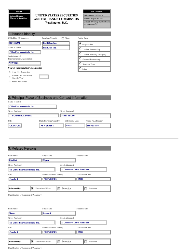 Form preview