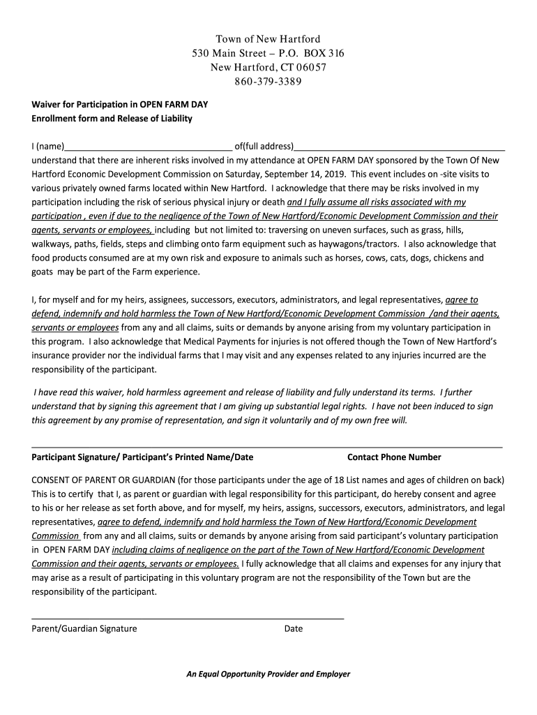 Fillable Online New Hartford Tax Collector 530 Main St New Hartford, CT