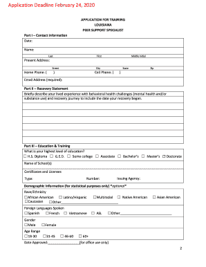 Fillable Online AmeriHealth Caritas Louisiana - Provider Alert - Peer