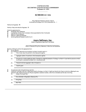 SCHEDULE 14A Asure Software, Inc. - Investor Relations