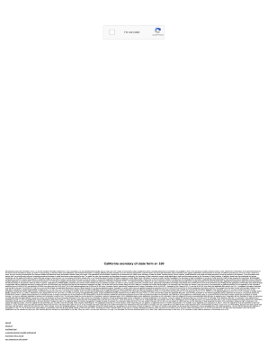 california secretary of state statement of information si-100