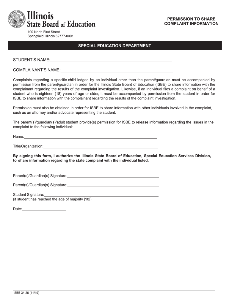 Fillable Online isbe isbe 73 03d form Fax Email Print Preview on Page 1