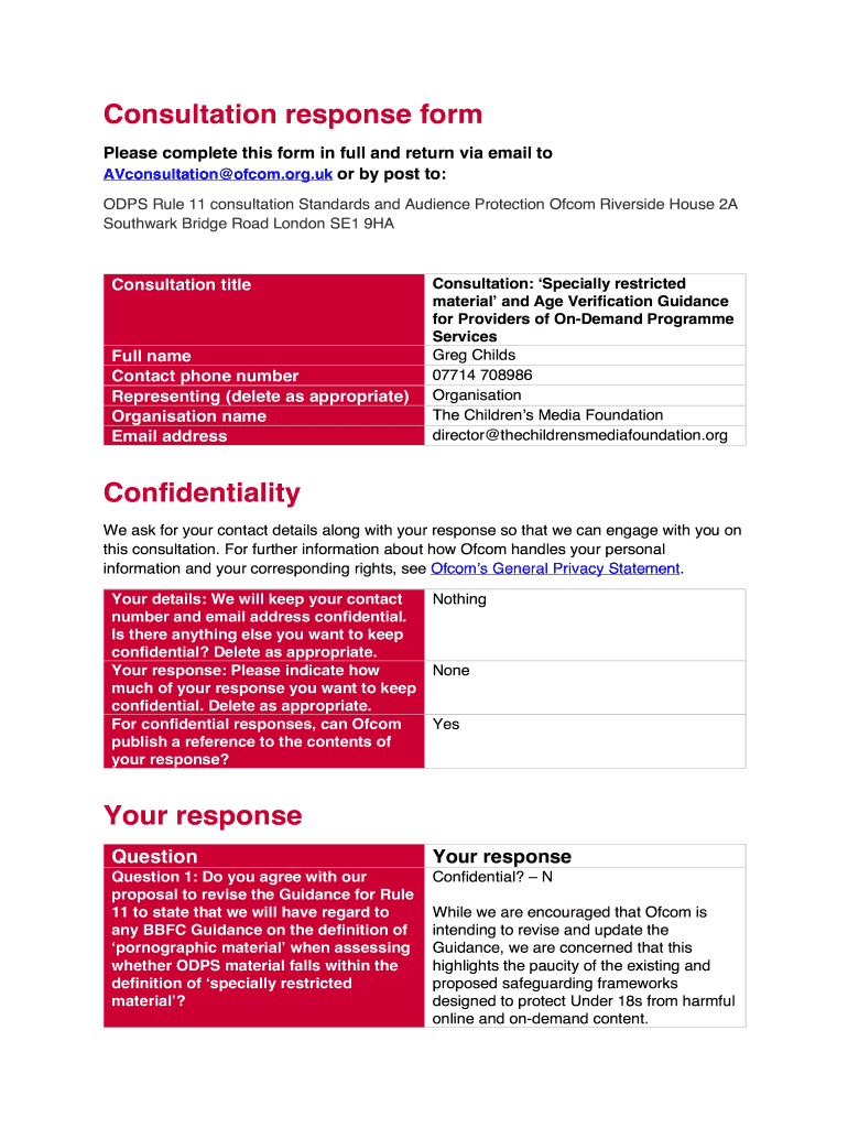 Form preview