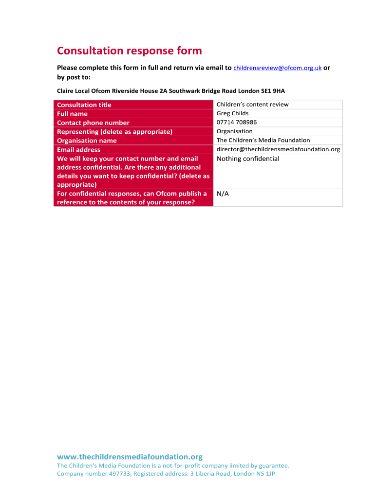 Form preview