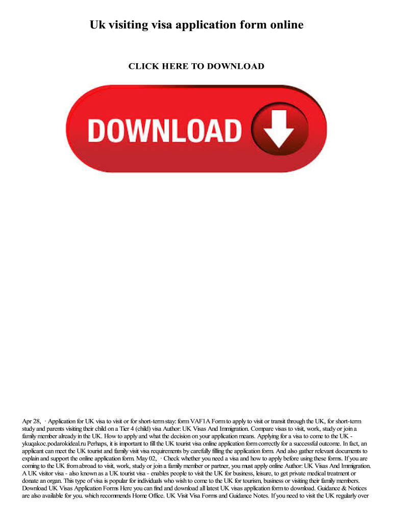 Fillable Online Uk Visiting Visa Application Form Online Fax Email Print PdfFiller fillable-online-uk-visiting-visa-application-form-online-fax-email-print-pdffiller