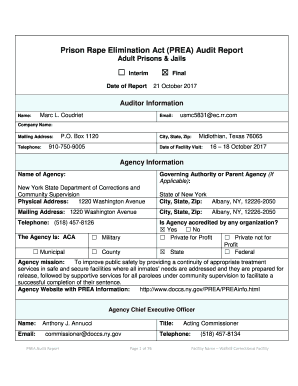 Wallkill Correctional Facility Audit Report