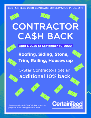 Rebates &amp; RewardsContractor Cash Back Overview Page ...