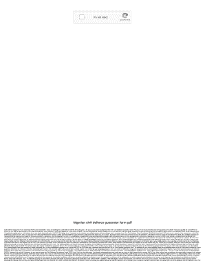 Nigerian civil defence guarantor form pdf
