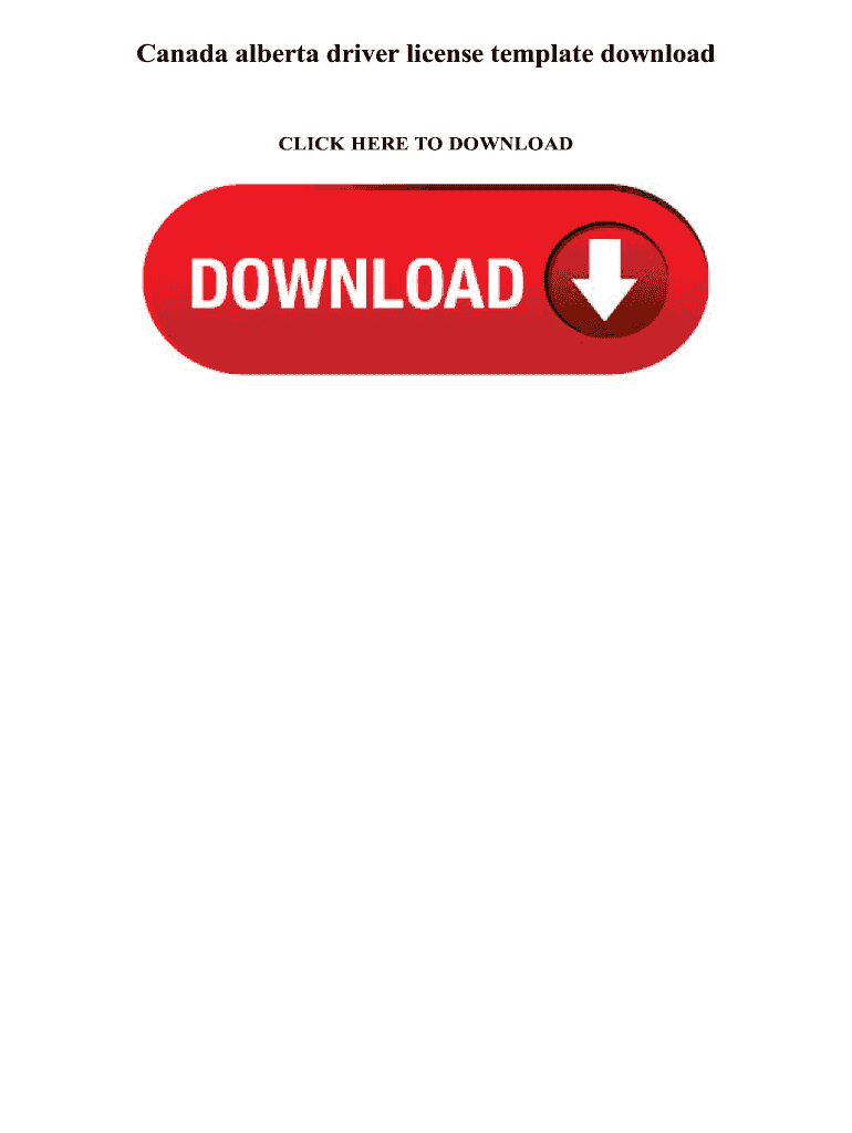 Alberta Id Template Fill Online Printable Fillable Blank PdfFiller