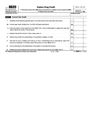 Form 8820 (Rev. December 2012) - RegInfo.gov