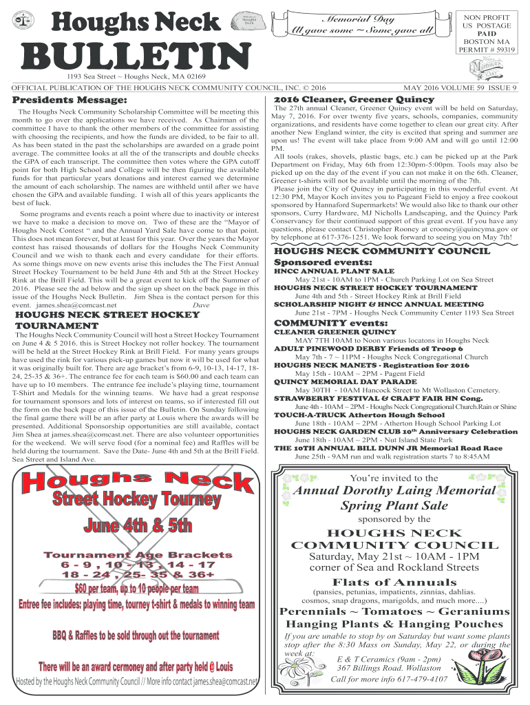 Fillable Online Houghs Neck Real Estate Houghs Neck Quincy Homes For