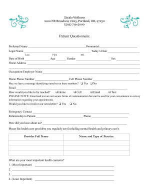 Form preview