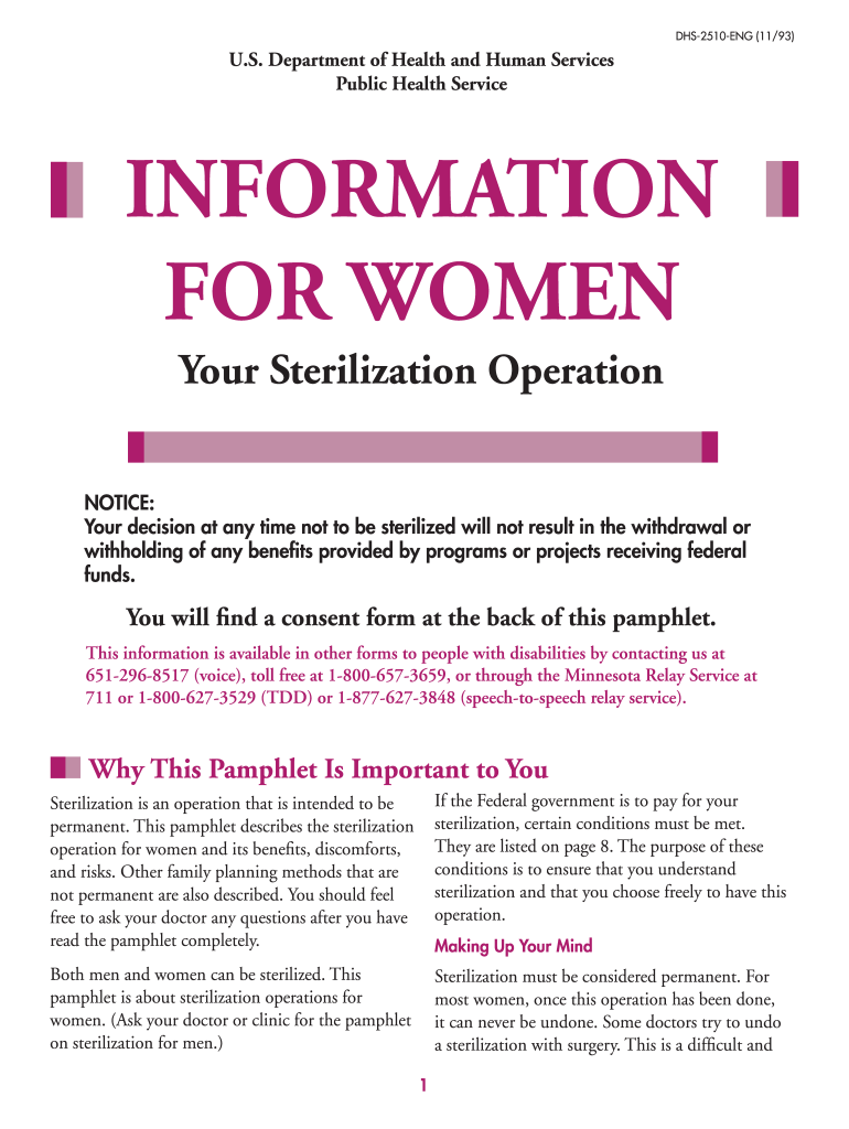 Fillable Online West Virginia Family Health (WVFH) Sterilization