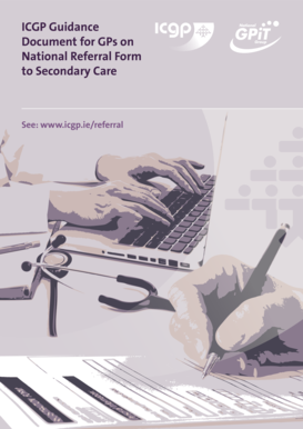 National Referral Form to Secondary Care