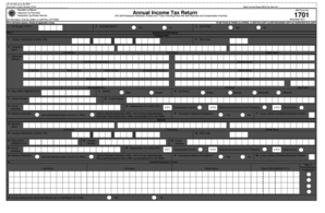 BIR Form 1701 Annual Income Tax Return