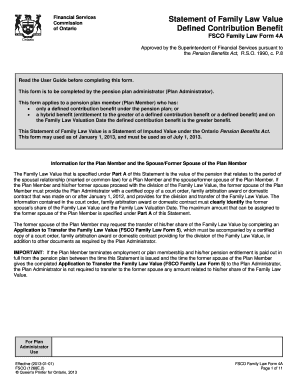 Ontario Family Law Form 4A