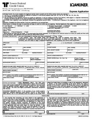 Credit Application Form
