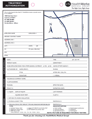 Treatment Authorization Form