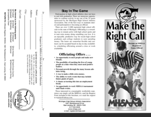 MHSAA Officials Registration Form