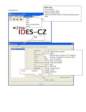 Customs Basic Data Import Form