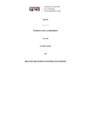 Consultancy Agreement