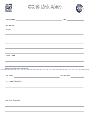 Student Concern Form