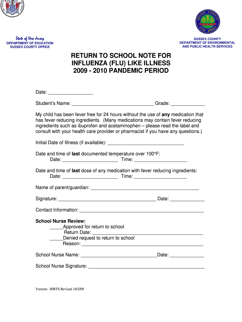 return to school form Preview on Page 1.