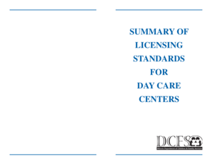 Illinois Day Care Licensing Standards Summary