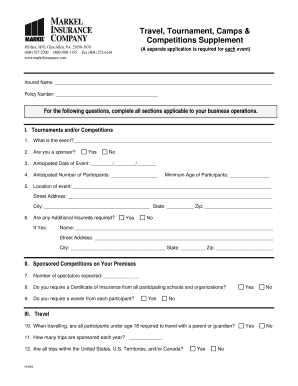 Travel and Event Insurance Application