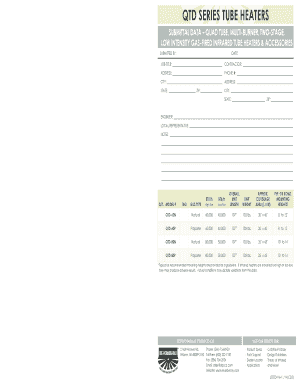 Reverberray qtd series form