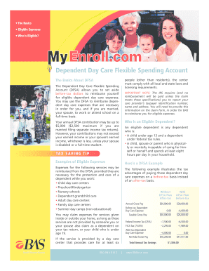 Dependent Day Care Flexible Spending Account