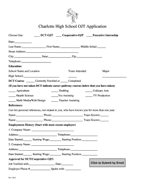 dct form