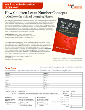 Order Form for Educational Book