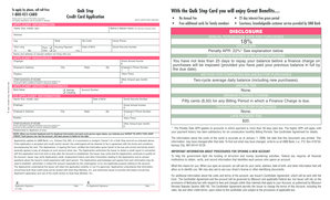 Quik Stop Credit Card Application