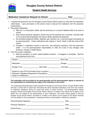 Medication Assistance Request Form