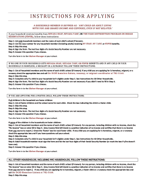 Douglas County School District Free and Reduced Price School Meals Application