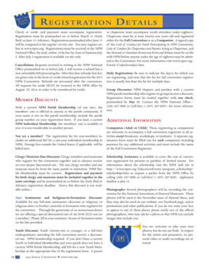2014 NPM Annual Convention Registration Form