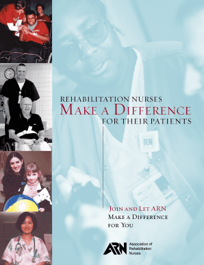 Association of Rehabilitation Nurses Membership Application