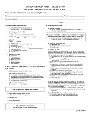 ERSS GRAD SURVEY FORM CLASS O... - NALP - nalp