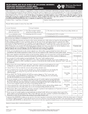 Medicare Secondary Payer Employer Acknowledgement Form