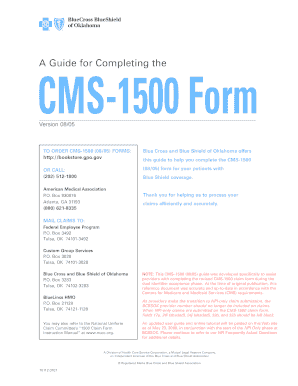 CMS-1500 Health Insurance Claim Form