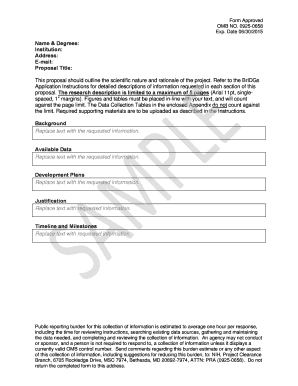 BrIDGs Sample Form 2013 - NCATS