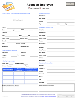 About an Employee - Score - score