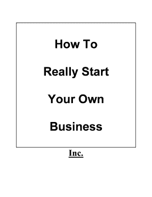 How to Start Your Own Business Guide
