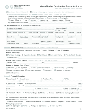Employee Health and Benefits Enrollment Form