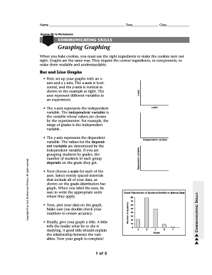 Science Skills Worksheet: Communicating Skills